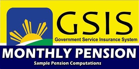 GSIS MONTHLY PENSION .